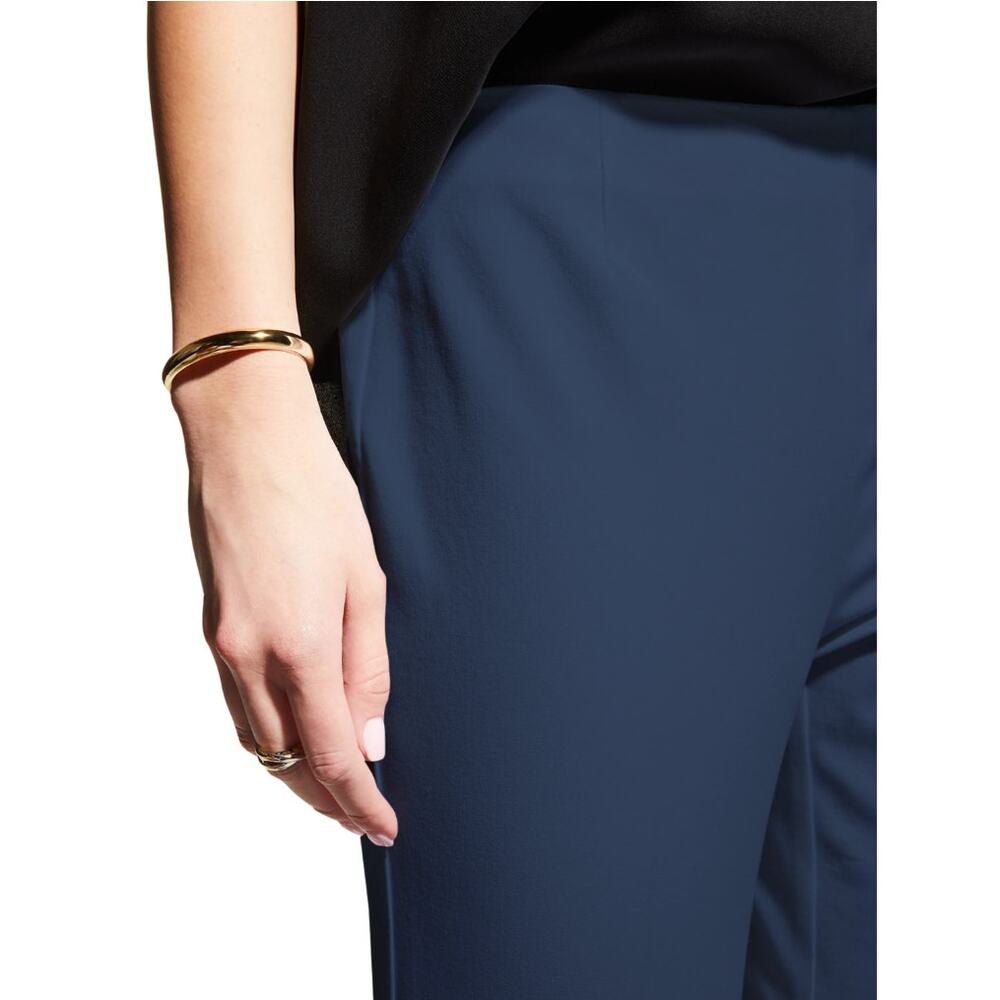 LAFAYETTE 148 Jodhpur Cloth Cropped Pants Size 10 Ink Blue MSRP $489 - Picture 9 of 13